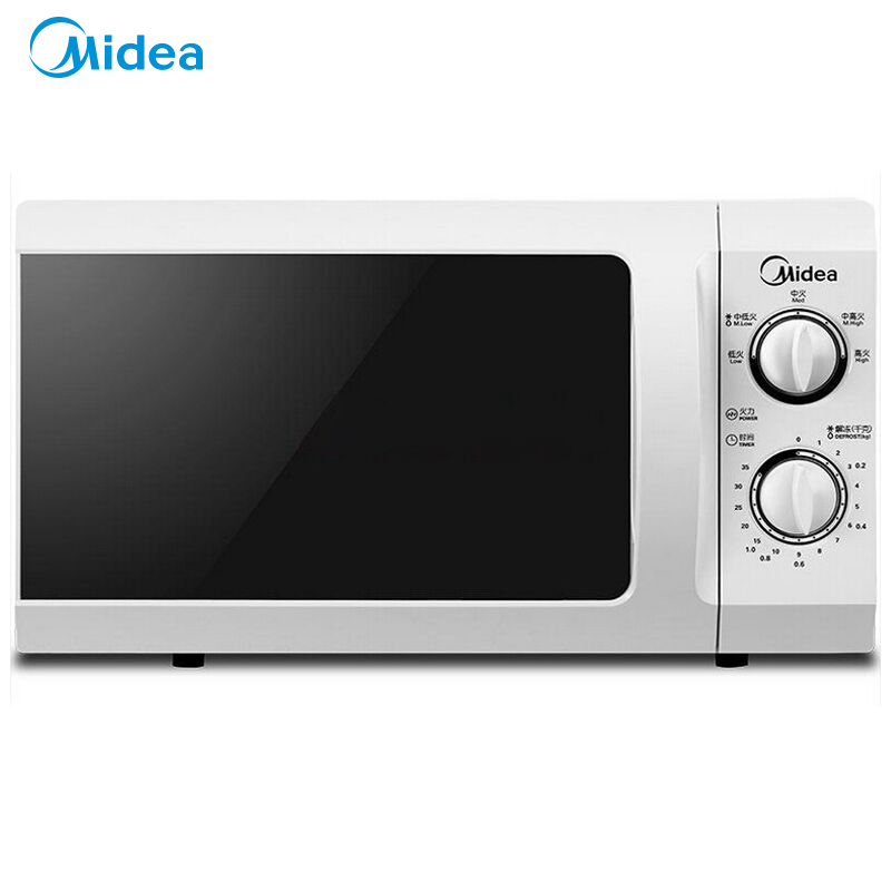 腾阅电器专营店Midea/美的 MM721NG1-PW微波炉家用多功能机械式迷你小型玻璃转盘0