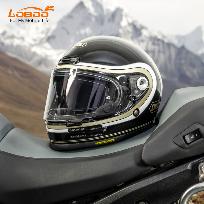 LOBOO萝卜摩旅摩托车头盔智能感光变色镜片贴片高清防雾通用防晒 - 图2