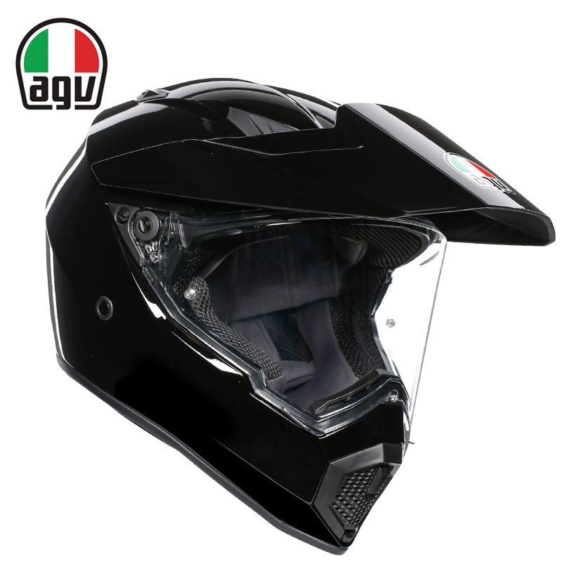 AGV AX9碳纤维机车越野头盔防雾全覆式男女摩托车跑盔拉力盔四季