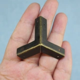 33 -миллиметровый боковой угол пакета Трехсторонний шахта угловой ювелирной коробки с четырьмя угловыми декоративными угловыми углами с кожаными углами с ногтями