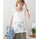 Niche 2026 Summer Mesh Hollow 3D Flower V-Neck Vest ເສື້ອຂະຫນາດນ້ອຍ