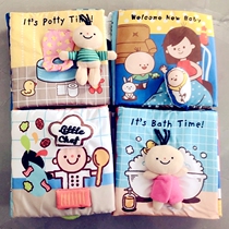 Multifunctional daily cloth book baby living chefs gourmet food stereo organs infant sound paper early education Puzzle Hands-on