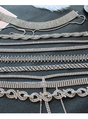 张嘉倪同款舞台年会晚宴礼服项链