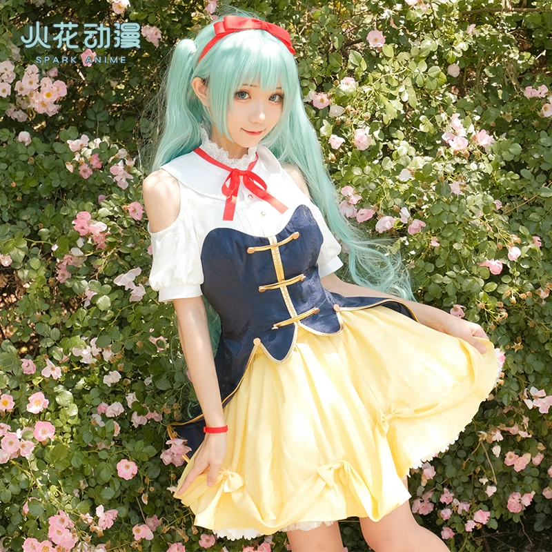 О в ㄦ ㄦ Vocaloid cos miku   osplay цепь
