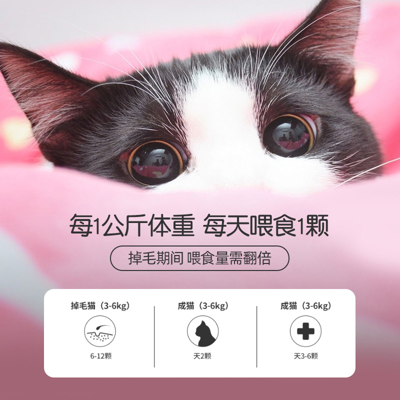 卵磷脂猫麦德氏维生素鱼油猫用猫猫软磷脂猫咪掉毛美毛靓肤专用 - 图3