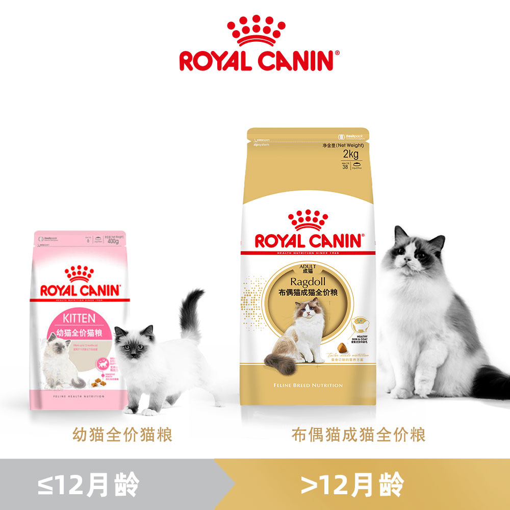 皇家RA32布偶猫专用猫粮2kg成猫粮长毛美毛官方授权旗舰店实惠装-图3