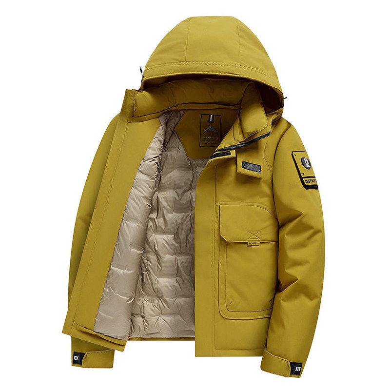 撤标撤柜！2025秋冬男士新款户外防风保暖连帽羽绒服外套,淘宝优惠券,粉丝福利购,淘宝优惠卷