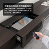 North American smoked oak home theater cabinet