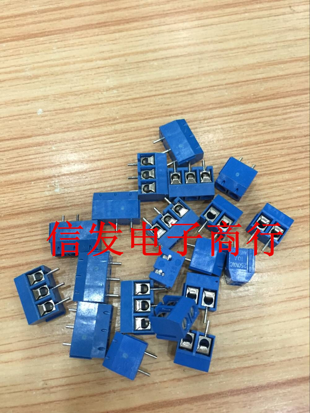 KF301元件包 10A小蓝接线端子 脚间距5.0mm 电源接插件 可直拍 - 图0