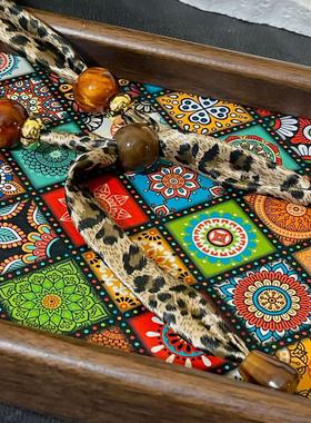 【GROW UP】原创秋冬穿搭新品美拉德丝巾项链女轻奢高级感毛衣链