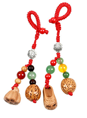 桃木挂件男女本命年钥匙扣