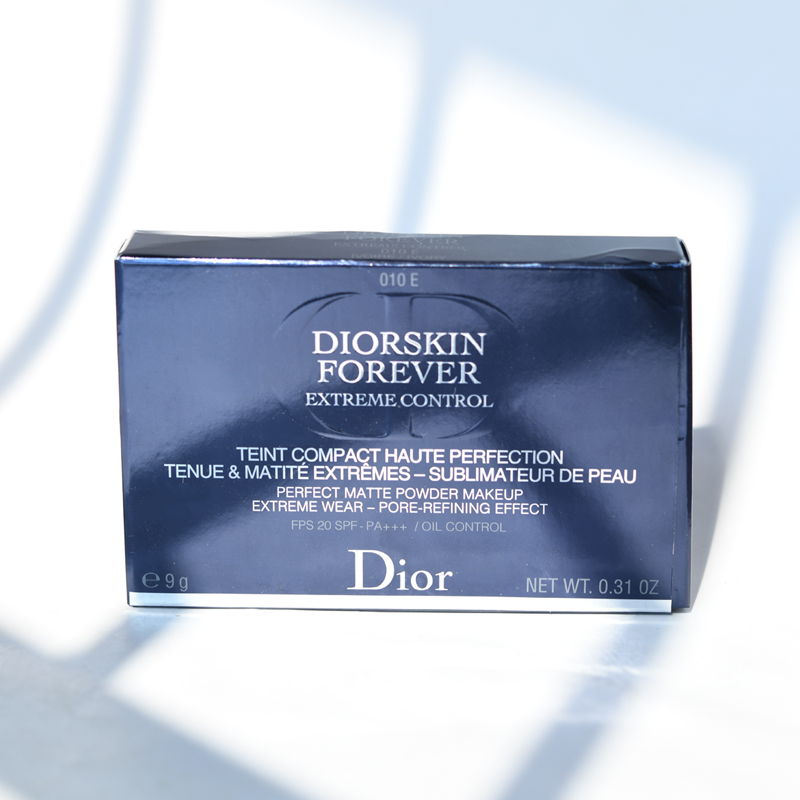 Dior/迪奥全新锁妆凝脂恒久哑光粉饼10g保湿控油遮瑕柔焦00 1N 2N