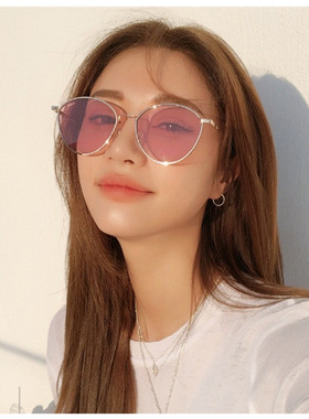 墨镜黑色复古风太阳镜网红同款