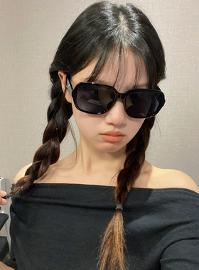 方形猫眼防紫外线墨镜