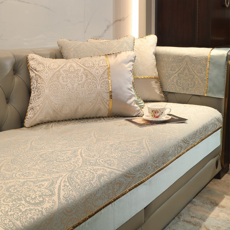 新款欧式防滑皮沙发垫坐垫四季通用高档轻奢沙发套罩盖布高级感,淘宝优惠券,粉丝福利购,淘宝优惠卷