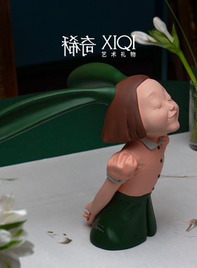 限量版艺术我看到了幸福雕塑摆件