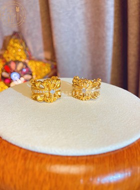 十字架黄金戒指王小仙