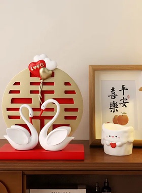 闺蜜结婚礼物订婚卧室装饰品摆件