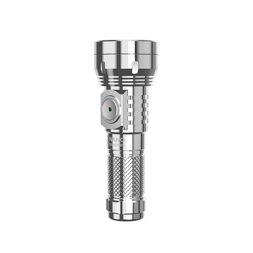 雷明兔GT NANO 3.0 银色 迷你便携式可充手电筒 户外搜救防水 - 图1