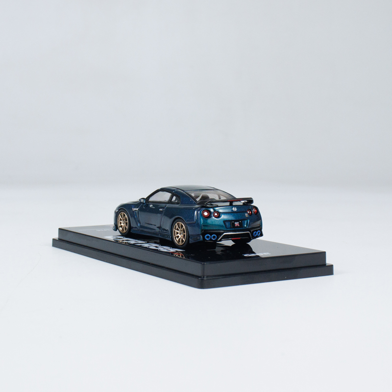 现货INNO 1:64日产GT-R尼桑GT-R R35 T-SPEC午夜紫合金汽车模型-图2