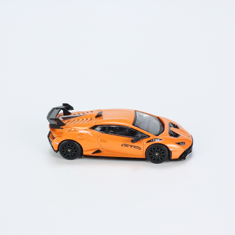 现货MINI GT 1:64兰博基尼Huracan STO小牛 橙色超跑合金汽车模型 - 图1