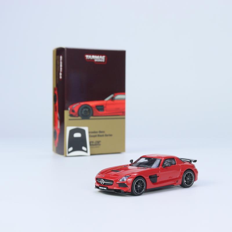 TW现货Tarmac Works 1:64奔驰SLS AMG Black Series合金汽车模型-图1