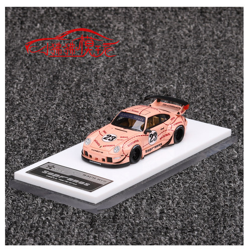 现货FuelMe富美1:64 911改装RWB 993宽体23#粉猪 树脂汽车模型 - 图3