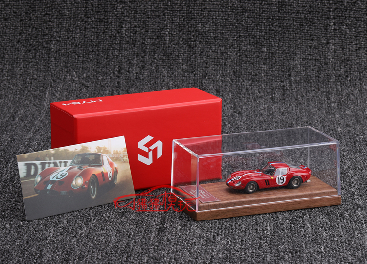 SCM现货MY64限量版1:64法拉力250GTO 1964勒芒赛车19#112汽车模型 - 图2