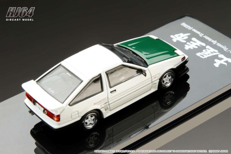 HJ 开盖版HOBBY JAPAN 1:64丰田AE86 GT APEX JDM土屋 汽车模型 - 图1