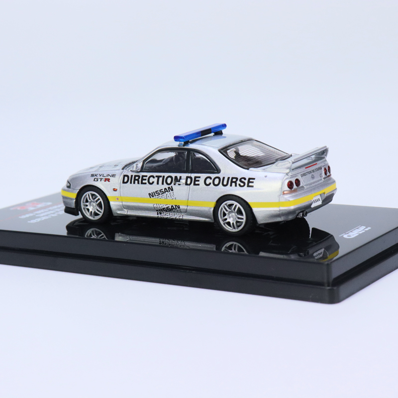 现货INNO 1:64日产尼桑GT-R R33 PACE CAR汽车模型24H勒芒速度车-图2