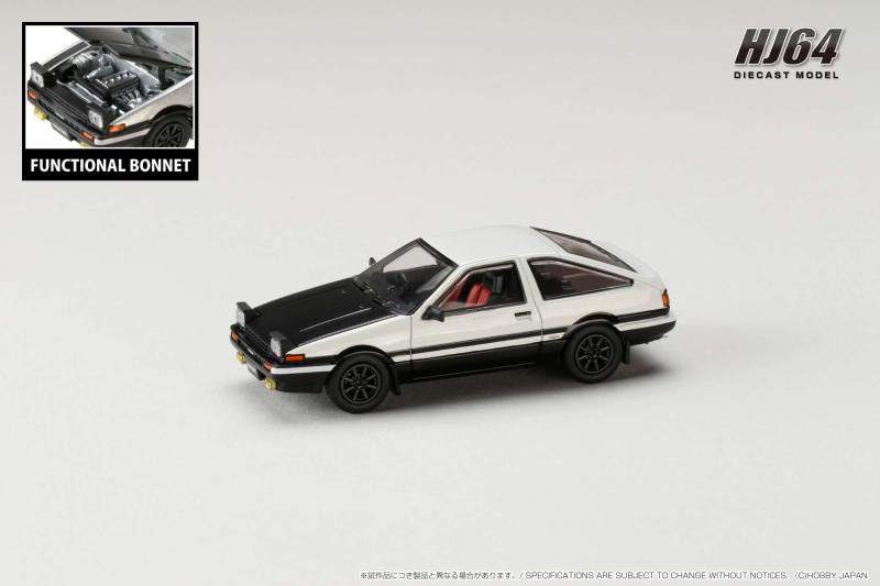 HJ 开盖版HOBBY JAPAN 1:64丰田AE86 GT APEX JDM土屋 汽车模型 - 图2