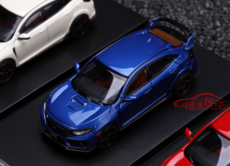 现货LCD 多色1:64本田思域FK8 HONDA CIVIC TYPE R合金汽车模型 - 图2