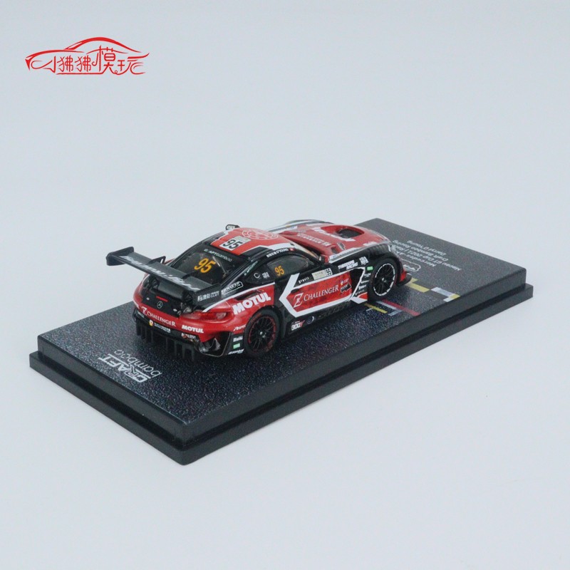 TW Tarmac Works战损特别版1:64奔驰AMG GT3澳门赛车汽车模型95#-图2