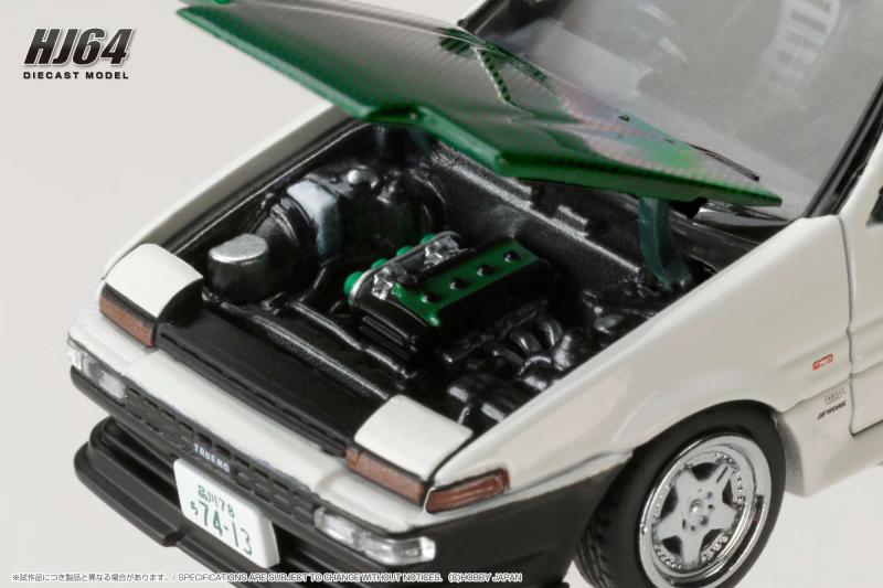 HJ 开盖版HOBBY JAPAN 1:64丰田AE86 GT APEX JDM土屋 汽车模型 - 图0