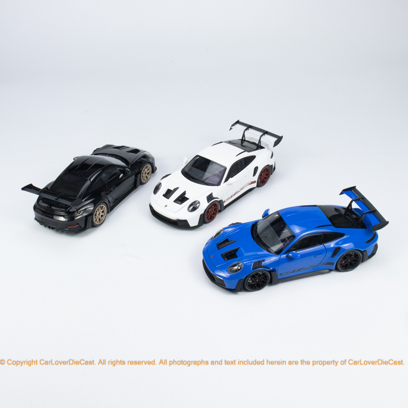 现货MINICHAMPS迷你切1:18保时捷911 992 GT3RS合金开门汽车模型-图0