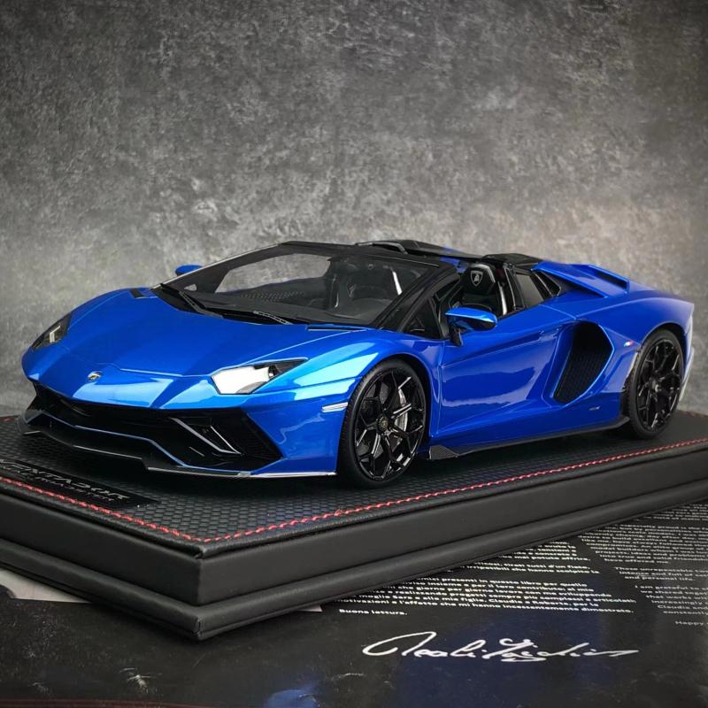 现货MR大牛1:18兰博基尼Aventador Ultimae LP780-4敞篷汽车模型-图1