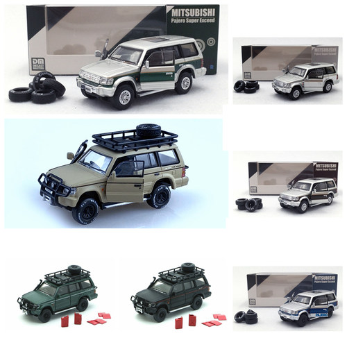 现货BM Creations合金开门1:64三菱 帕杰罗Pajero第二代 汽车模型 - 图3