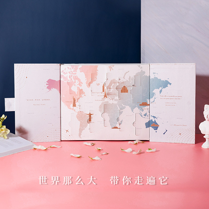 未知气味环球世界香水女士学生礼盒 cymo香水