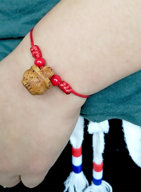 新生儿孕妇桃核护身符手链