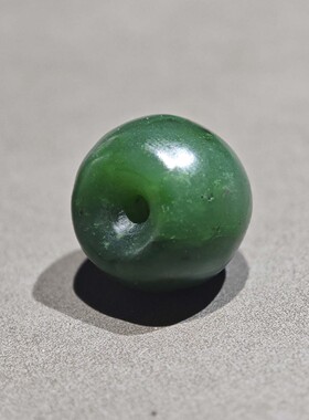 15.5MM天然和田碧玉手串配件