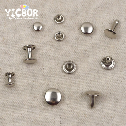 Серебряные двусторонние туфли, аксессуар для сумки, 6-10мм