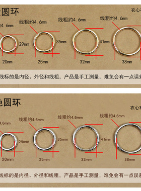 圆圈椭圆箱包五金配件