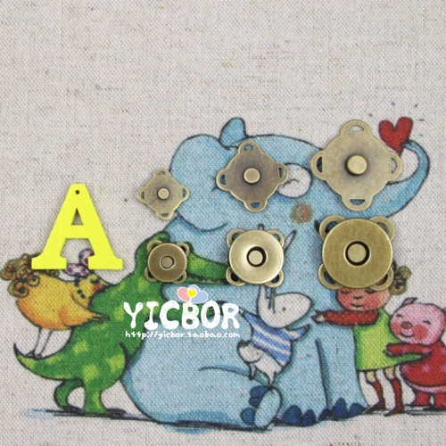 Металлическая серия серии двойной магнитной скрытой ручной шва для магнитной пряжки сливы -кнопка шва для шва для ручного шва.