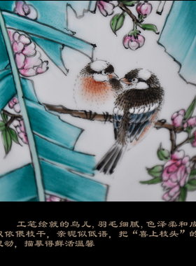 仰中美术馆花瓶摆件插花新中式酒柜电视柜茶几陶瓷餐桌