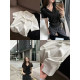 Superniniyy Gaozhi ອາວຸໂສ m1u ແບບ bookish elegant polo lapel ແອວບ່າຊື່, ເສື້ອທີເຊີດແຂນສັ້ນ