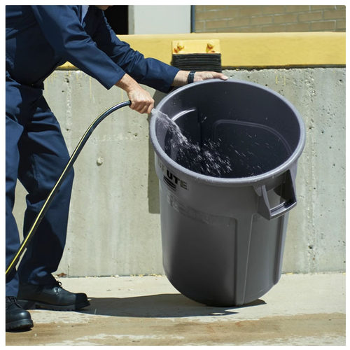 rubbermaid乐柏美垃圾桶大号商用工业家用户外庭院厨余带盖BRUTE - 图1