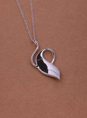 珐琅彩小众项链西子美美镀18K金