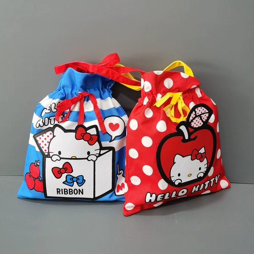 Вместительная и большая мультяшная сумка на одно плечо, шоппер, барсетка, льняная сумка, на шнурках, ткань оксфорд