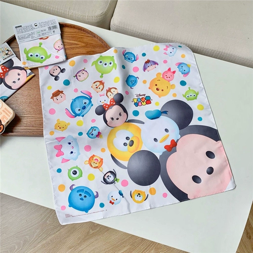 Внешняя торговля японская оригинальная одиночная мультфильма Большой шарф, шелковое полотенце, мультипонцином самка маленький шарф декоар, ручная шарф