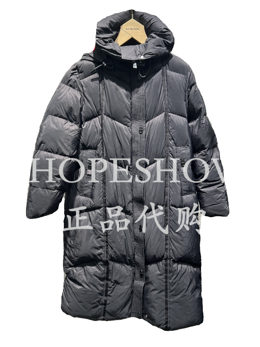 Hopeshow红袖正品代购2023冬出门只穿一件连帽羽绒服89123390911